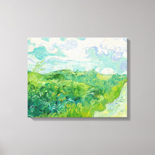 Vincent van Gogh - Green Wheat Field, Auvers Canvas Print