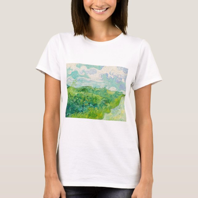 Vincent van Gogh - Green Wheat Field, Auvers T-Shirt (Front)