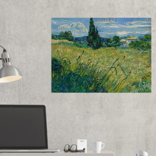 Vincent Van Gogh, Green Wheat Field with Cypress Foil Prints