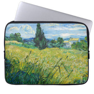 Vincent van Gogh - Green Wheat Field with Cypress Laptop Sleeve