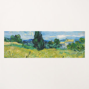 Vincent van Gogh - Green Wheat Field with Cypress Yoga Mat