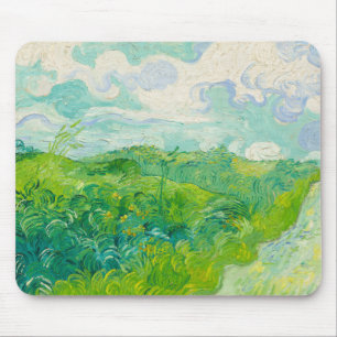 Vincent Van Gogh Green Wheat Fields Art Painting Mouse Mat