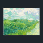 Vincent Van Gogh Green Wheatfield Postcard<br><div class="desc">Vincent Van Gogh Painting Green Wheatfield Postcard.</div>