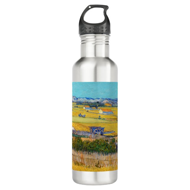 Vincent van Gogh - Harvest at La Crau 710 Ml Water Bottle (Front)