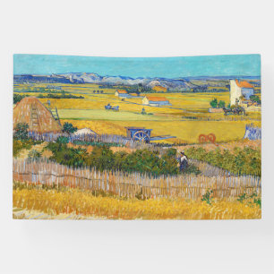 Vincent van Gogh - Harvest at La Crau Banner