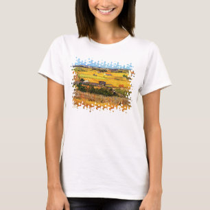 Vincent Van Gogh - Harvest at La Crau Fine Art T-Shirt