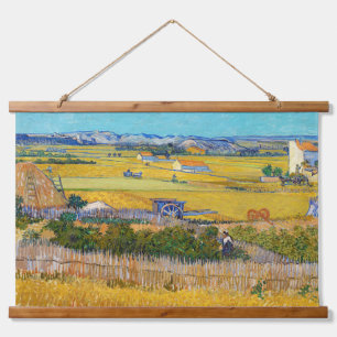 Vincent van Gogh - Harvest at La Crau Hanging Tapestry