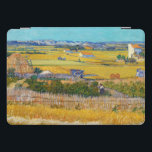 Vincent van Gogh - Harvest at La Crau iPad Pro Cover<br><div class="desc">Harvest at La Crau,  with Montmajour in the Background - Vincent van Gogh,  1888</div>