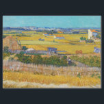 Vincent van Gogh - Harvest at La Crau Tissue Paper<br><div class="desc">Harvest at La Crau,  with Montmajour in the Background - Vincent van Gogh,  1888</div>