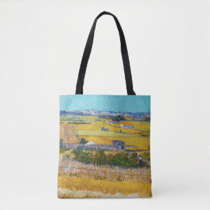 Vincent van Gogh - Harvest at La Crau Tote Bag