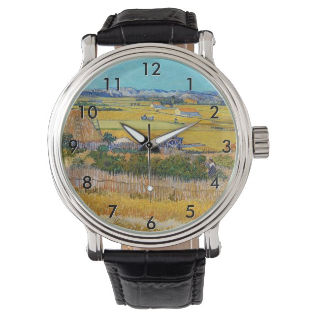 Vincent van Gogh - Harvest at La Crau Watch (Front)