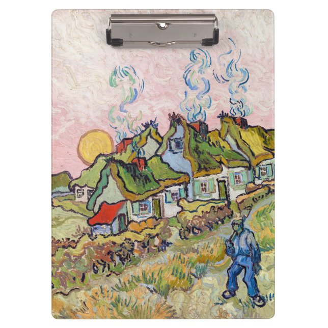 Vincent van Gogh - Houses and Figure Clipboard (Front)