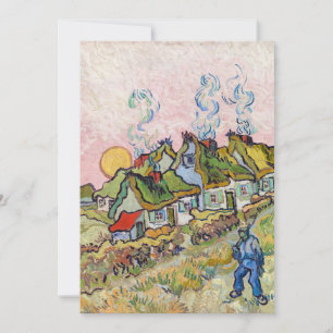 Vincent van Gogh - Houses and Figure Thank You Card