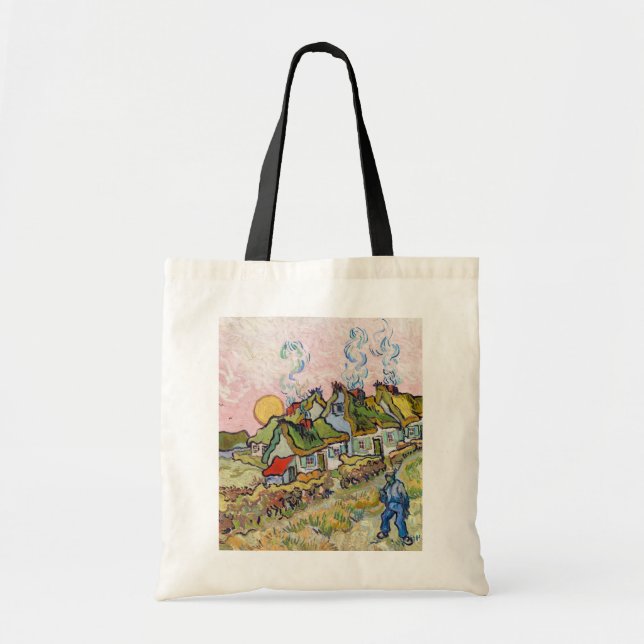 Vincent van Gogh - Houses and Figure Tote Bag (Front)