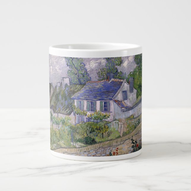 Vincent van Gogh - Houses at Auvers Large Coffee Mug (Front)