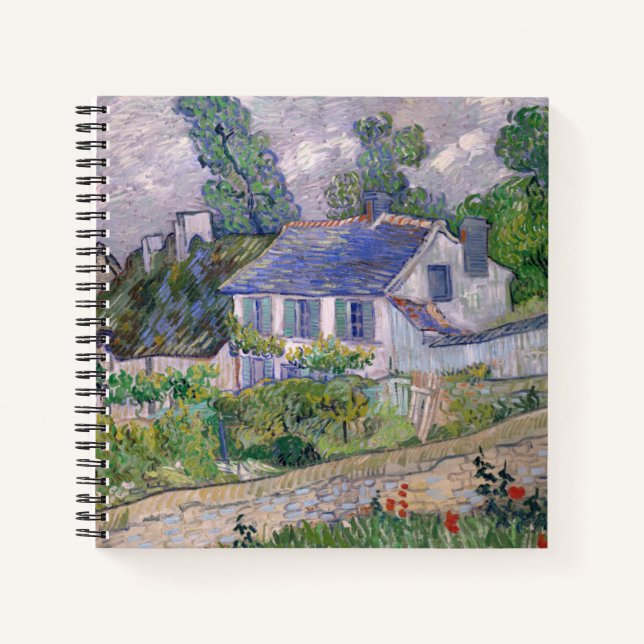 Vincent Van Gogh - Houses at Auvers Notebook (Front)