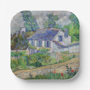 Vincent van Gogh - Houses at Auvers Paper Plate