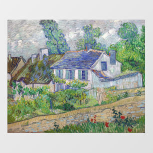 Vincent van Gogh - Houses at Auvers Window Cling
