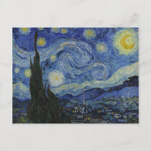 Vincent van Gogh Iconic Starry Night Postcard