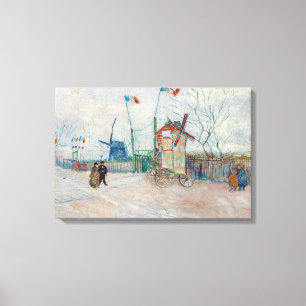 Vincent van Gogh - Impasse des Deux Freres Canvas Print