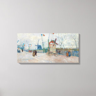 Vincent van Gogh - Impasse des Deux Freres Canvas Print