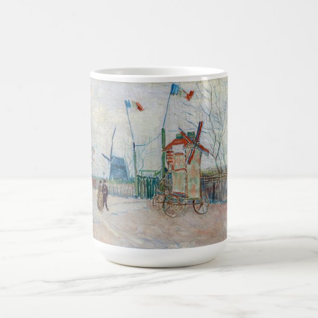 Vincent van Gogh - Impasse des Deux Freres Coffee Mug (Center)