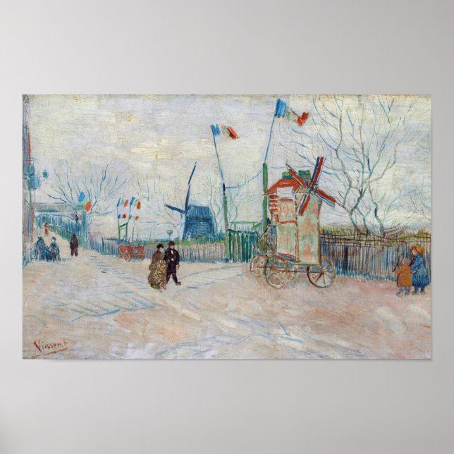Vincent van Gogh - Impasse des Deux Freres Poster (Front)