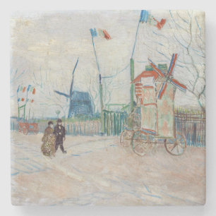 Vincent van Gogh - Impasse des Deux Freres Stone Coaster