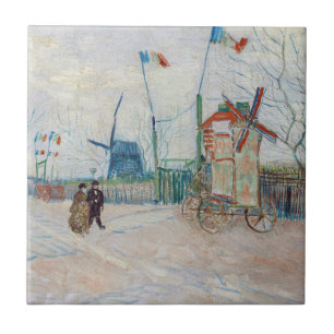 Vincent van Gogh - Impasse des Deux Freres Tile