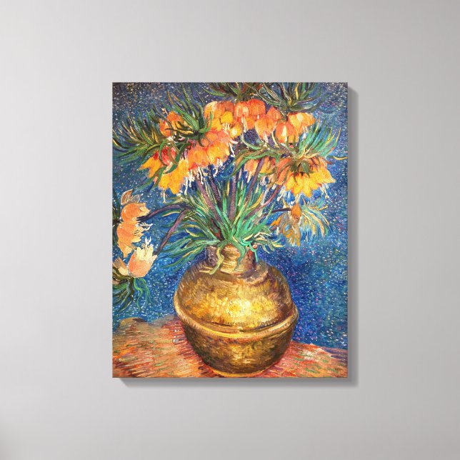 Vincent van Gogh - Imperial Fritillaries Canvas Print (Front)
