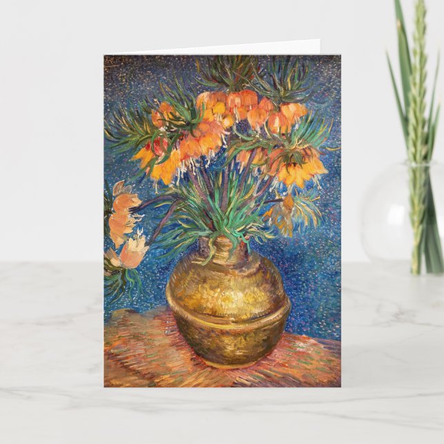Vincent van Gogh - Imperial Fritillaries Card (Front)