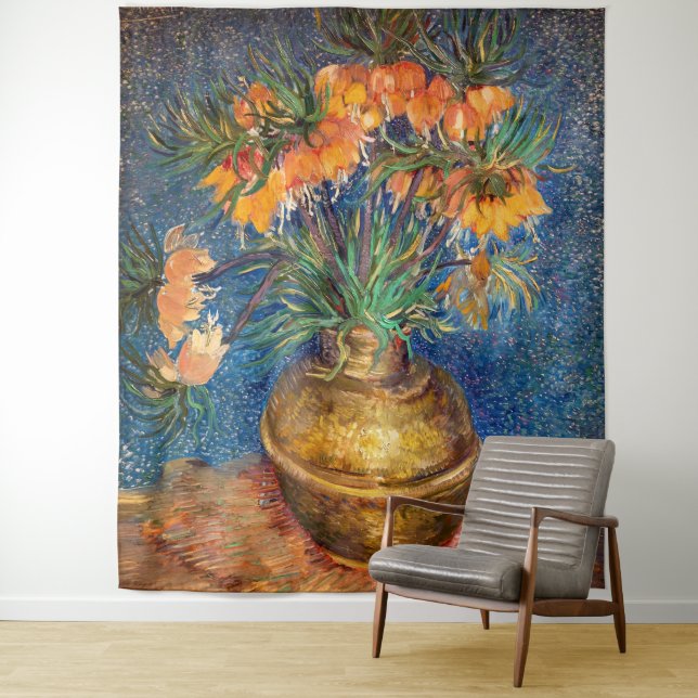 Vincent van Gogh - Imperial Fritillaries Tapestry (In Situ)