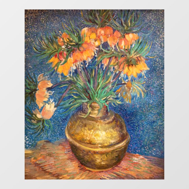 Vincent van Gogh - Imperial Fritillaries Window Cling (Sheet)