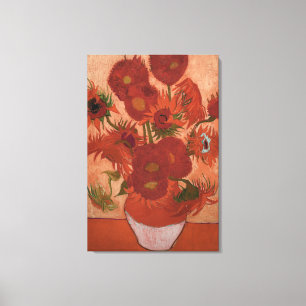 vincent van gogh impressionist sunflower fine art canvas print