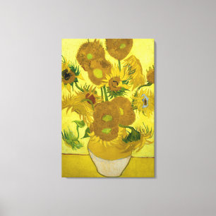 vincent van gogh impressionist sunflower fine art canvas print