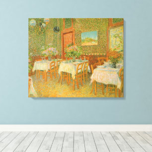 Vincent van Gogh - Interior of a Restaurant Canvas Print