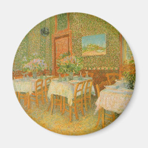 Vincent van Gogh - Interior of a Restaurant Magnet