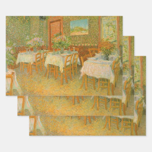 Vincent van Gogh - Interior of a Restaurant Wrapping Paper Sheet