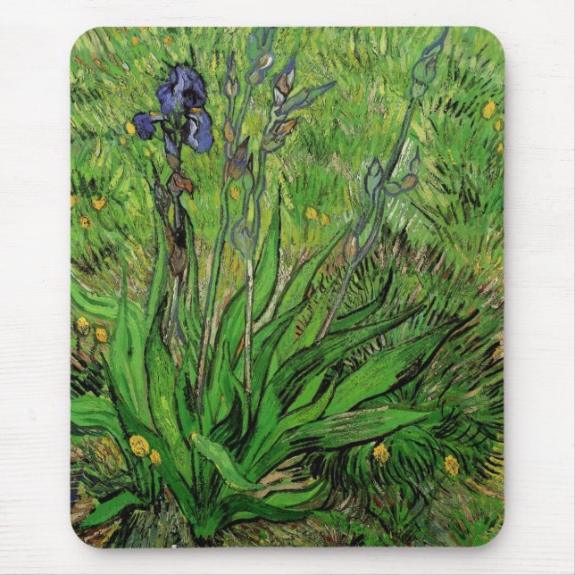 Vincent van Gogh - Iris Mouse Mat (Front)
