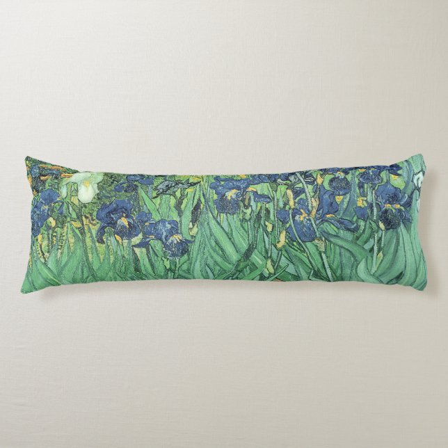 Vincent van Gogh | Irises, 1889 Body Cushion (Front)