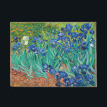 VINCENT VAN GOGH - Irises 1889 Doormat<br><div class="desc">VINCENT VAN GOGH - Irises 1889
Oil on canvas; reproduction</div>