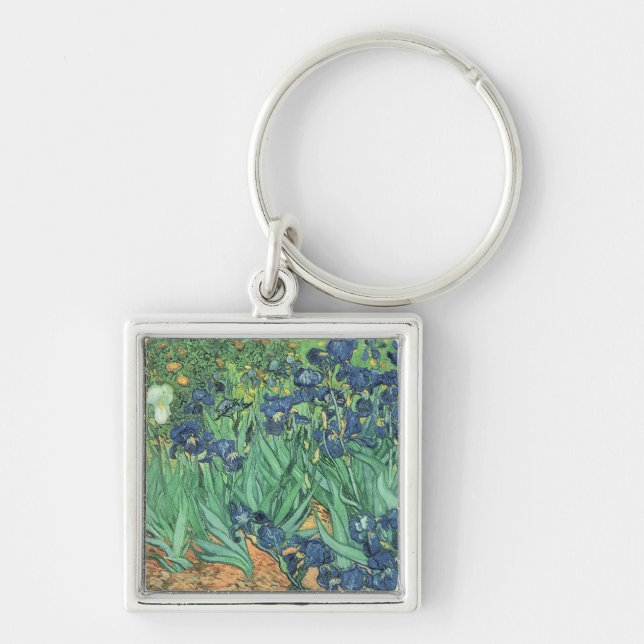 Vincent van Gogh | Irises, 1889 Key Ring (Front)