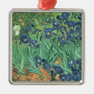 Vincent van Gogh   Irises, 1889 Metal Tree Decoration