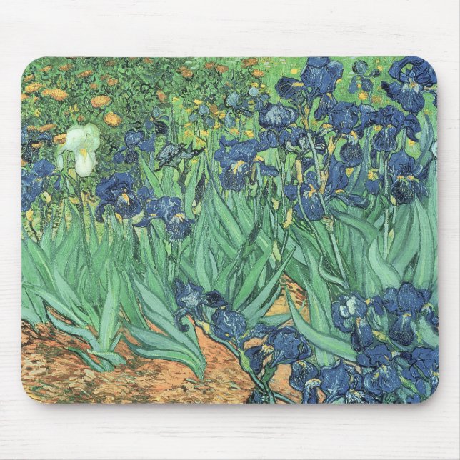 Vincent van Gogh | Irises, 1889 Mouse Mat (Front)