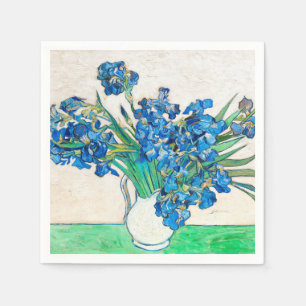Vincent van Gogh IRISES AND ROSES cocktail napkins