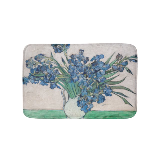 Vincent van Gogh - Irises Bath Mat (Front)