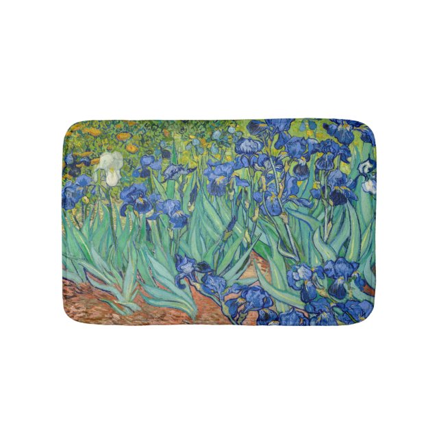 Vincent Van Gogh - Irises Bath Mat (Front)