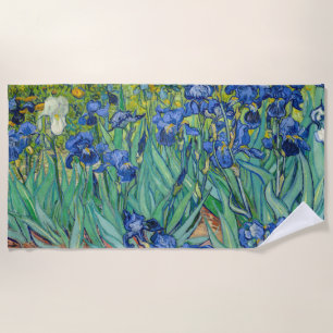 Vincent Van Gogh - Irises Beach Towel