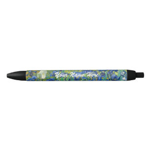 Vincent Van Gogh - Irises Black Ink Pen