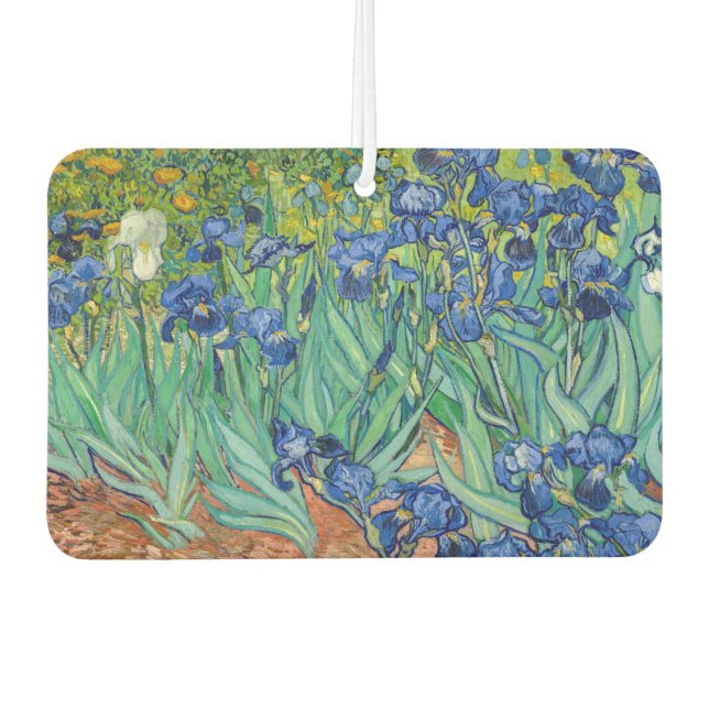 Vincent Van Gogh - Irises Car Air Freshener (Front)